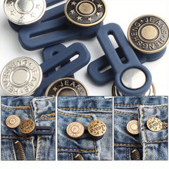 6pcs Waistband Extenders Metal Button Adjustable Waist Stretch Pants