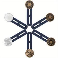 12pcs Waist Extension Buttons for Jeans & Pants, Adjustable Fit Easy to Use