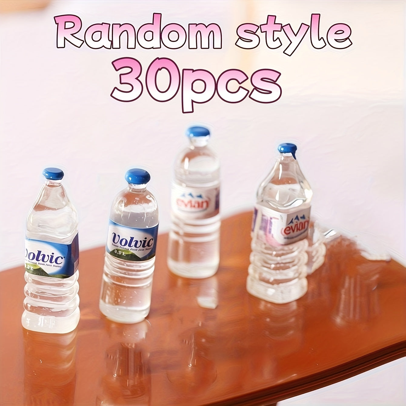 Dollhouse Mineral Water Cup Set for Landscapes Decor Props and Birthday