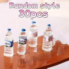 Dollhouse Mineral Water Cup Set for Landscapes Decor Props and Birthday