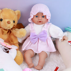 MOXXGFT 33cm Reborn Toddler Doll with Clothes and Pacifier