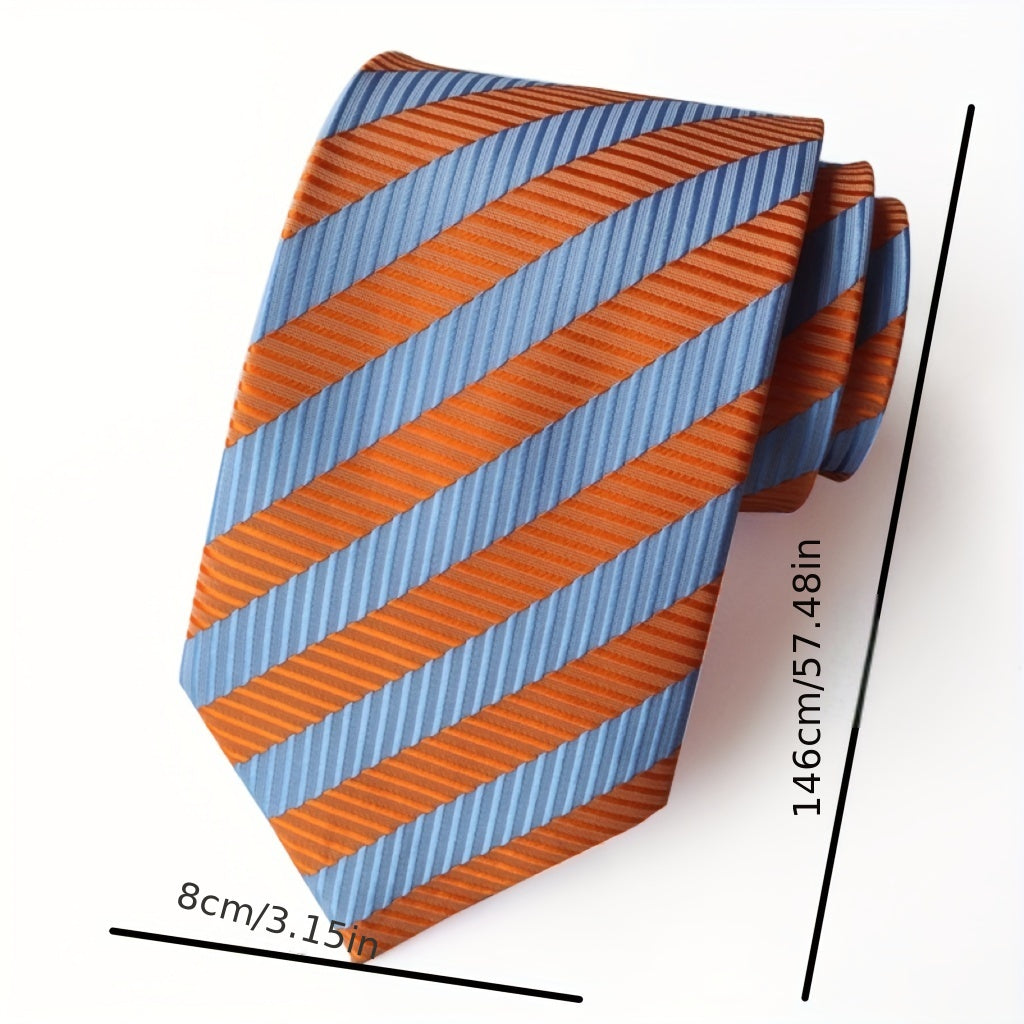 Men's Tie Necktie Dot Striped Floral Jacquard Necktie