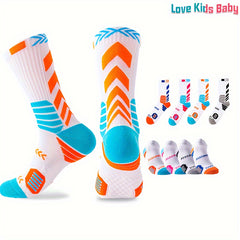 Short & Long Basketball Socks - Sweat Absorbent & Breathable Sports Socks