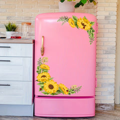 Yellow Sunflower Window Sticker - Brighten Up Your Home