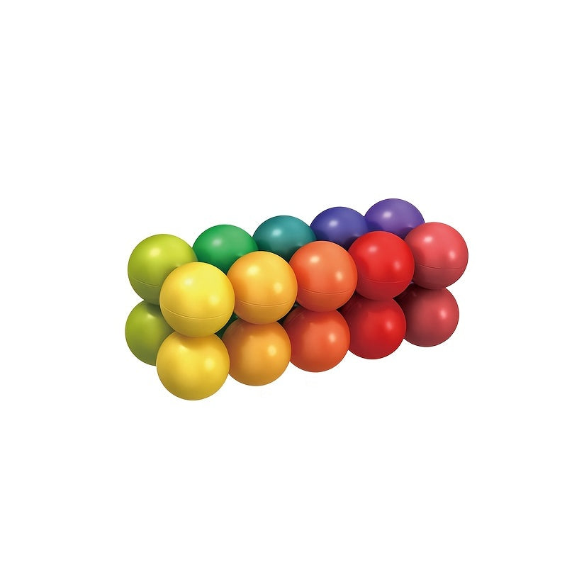 3D Cube Ball Variegated Decompression Puzzle Finger Toy for Kids