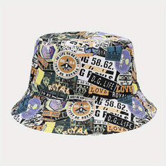 Breathable Sunshade Bucket Hat Double sided Sun Hat For Men Women