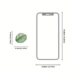 46pcs Tropical Green Plant Stickers for Scrapbooks Laptops Phones