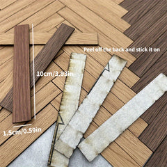 DIY Dollhouse Wood Grain Floor Kit