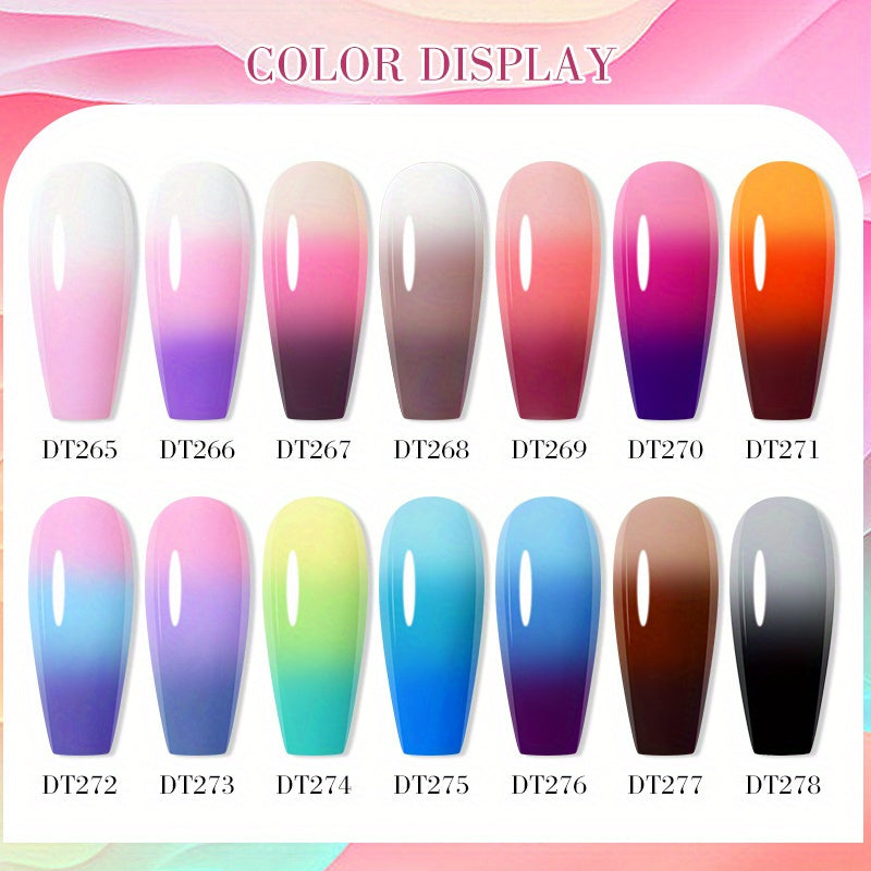 Temperature Changing Gel Polish Reflective Glitter