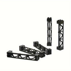 16x32 Dots Transparent Base Plate Building Blocks City Construction Toys