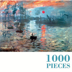 Monet's 'Impressions of Sunrise' 1000 Piece Puzzle Art Collection