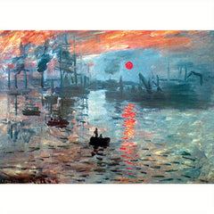 Monet's 'Impressions of Sunrise' 1000 Piece Puzzle Art Collection