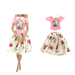Doll Clothing Set - Princess and Casual Outfits with Accessories