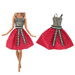 Doll Clothing Set - Princess and Casual Outfits with Accessories