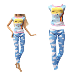 Doll Clothing Set - Princess and Casual Outfits with Accessories