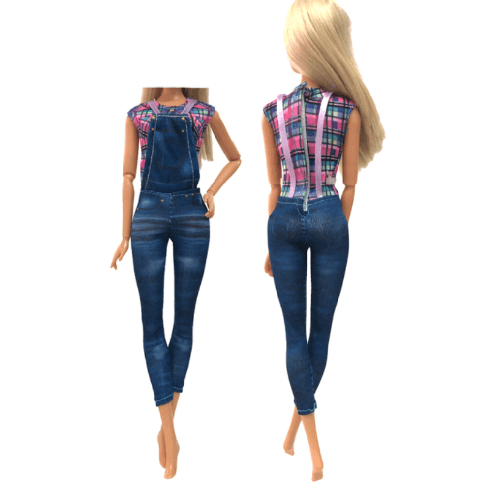 Doll Clothing Set - Princess and Casual Outfits with Accessories
