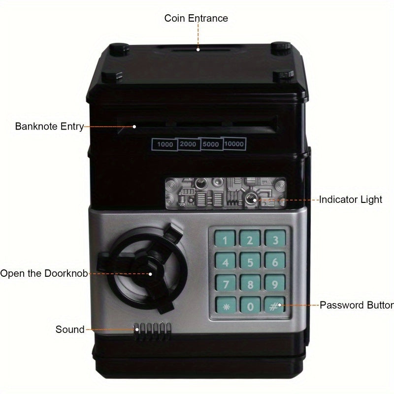Cash Coins Saving Bank Electronic Banking Coin Money Saving Bank