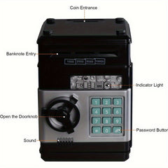 Cash Coins Saving Bank Electronic Banking Coin Money Saving Bank