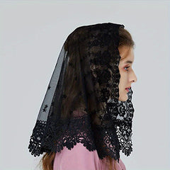 Floral Lace Mantilla Shawls for Women - Romantic & Bridal Veils
