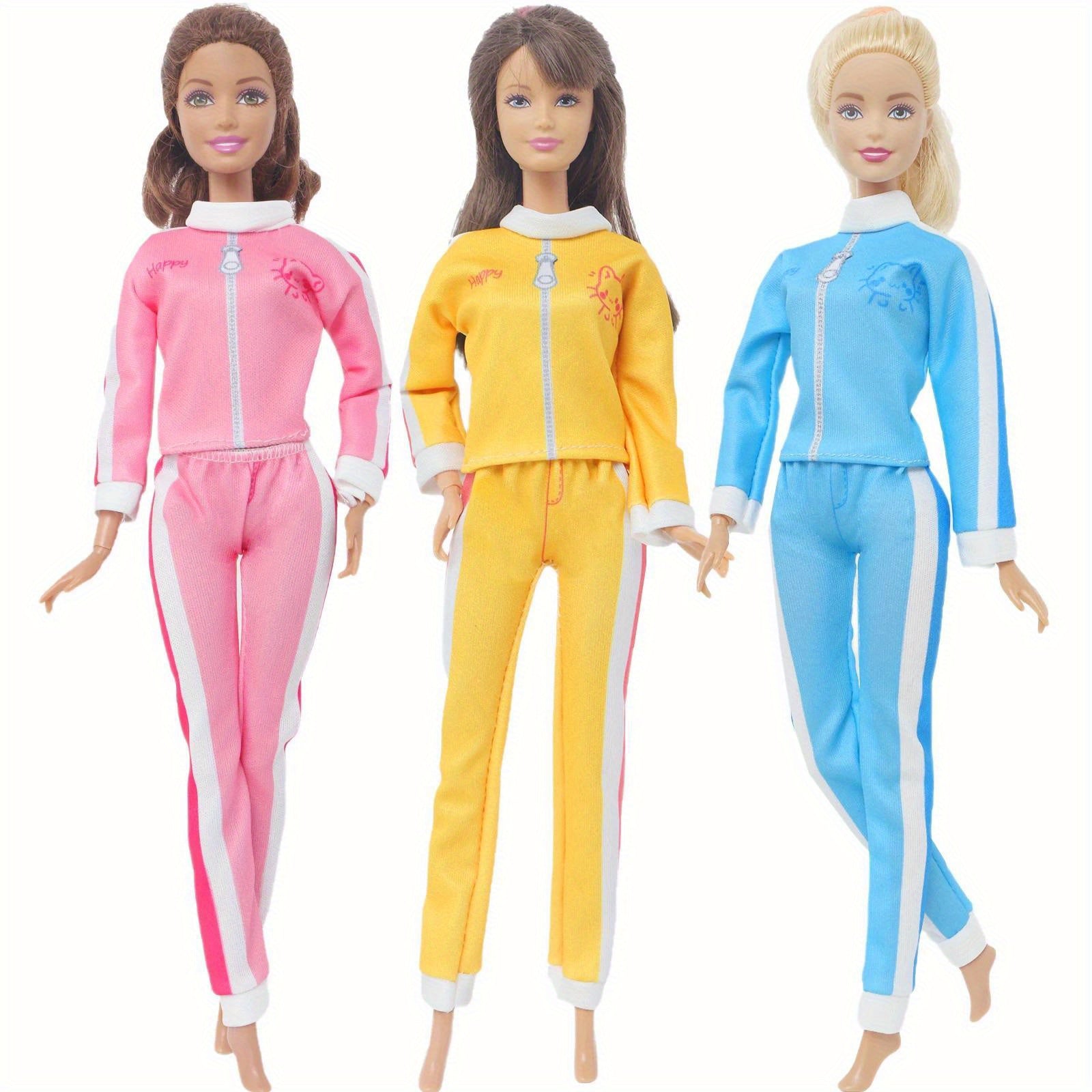 Doll Sports Clothes Coat Trousers Casual Wear For 11.5 In Doll Outfit