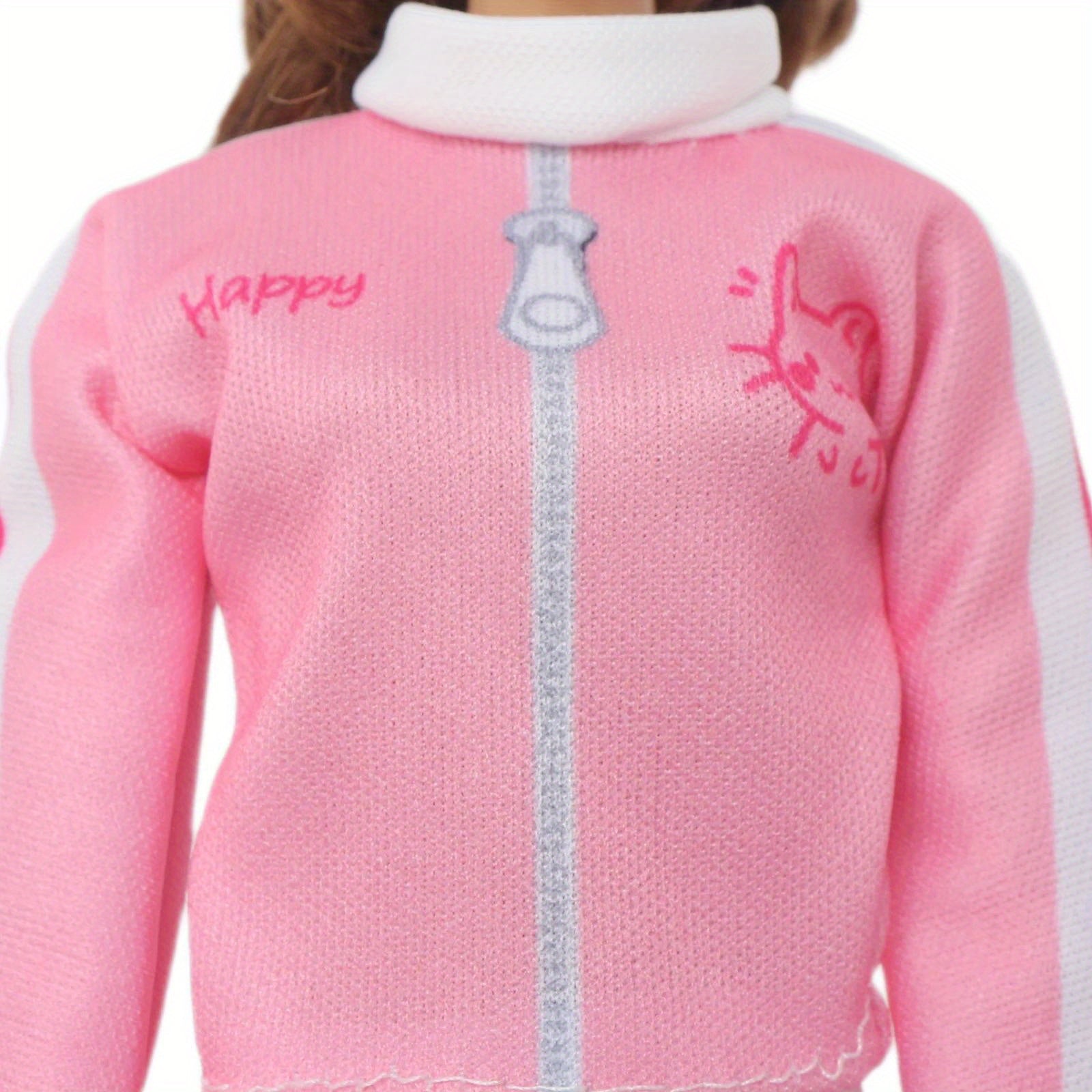 Doll Sports Clothes Coat Trousers Casual Wear For 11.5 In Doll Outfit