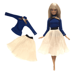 Princess Dress Shirt Model Skirt Daily Wear Clothes for Doll