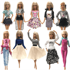 Princess Dress Shirt Model Skirt Daily Wear Clothes for Doll