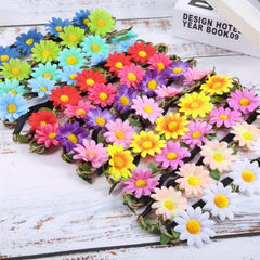 12pcs Multicolor Flower Garland Headbands for Wedding Party