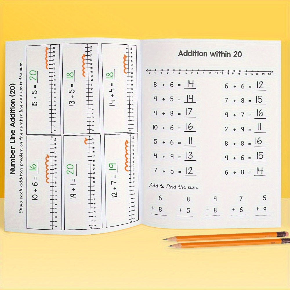 LACHILLY Kids' Math Workbook - Addition & Subtraction Practice