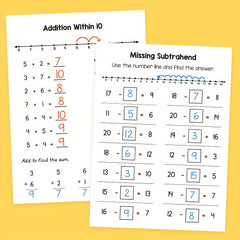 LACHILLY Kids' Math Workbook - Addition & Subtraction Practice