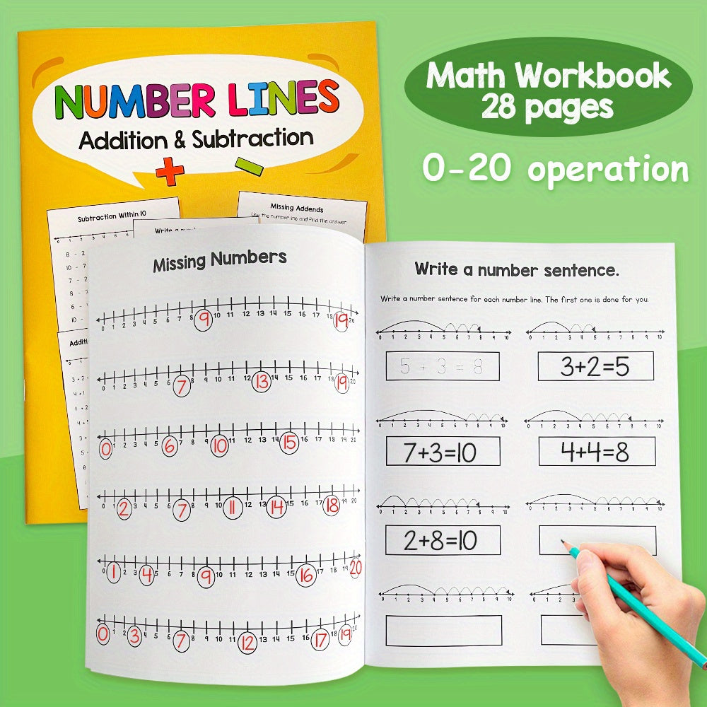 LACHILLY Kids' Math Workbook - Addition & Subtraction Practice