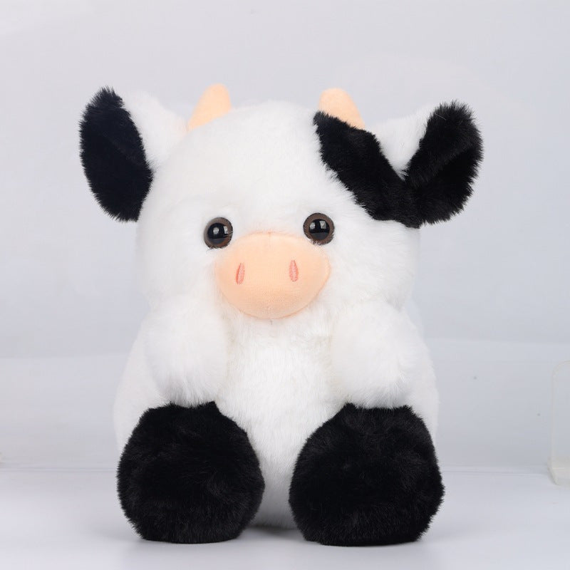 Pink Strawberry Cow Plush Toy - Home Decor & Gift