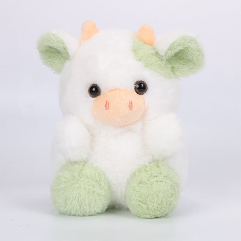 Pink Strawberry Cow Plush Toy - Home Decor & Gift