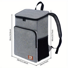 Insulated Cooler Backpack Waterproof PEVA Outdoor Picnics & Travel Oxford Fabric