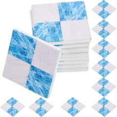 27pcs Mosaic Floor Tiles Set for Dollhouses & Home Decor