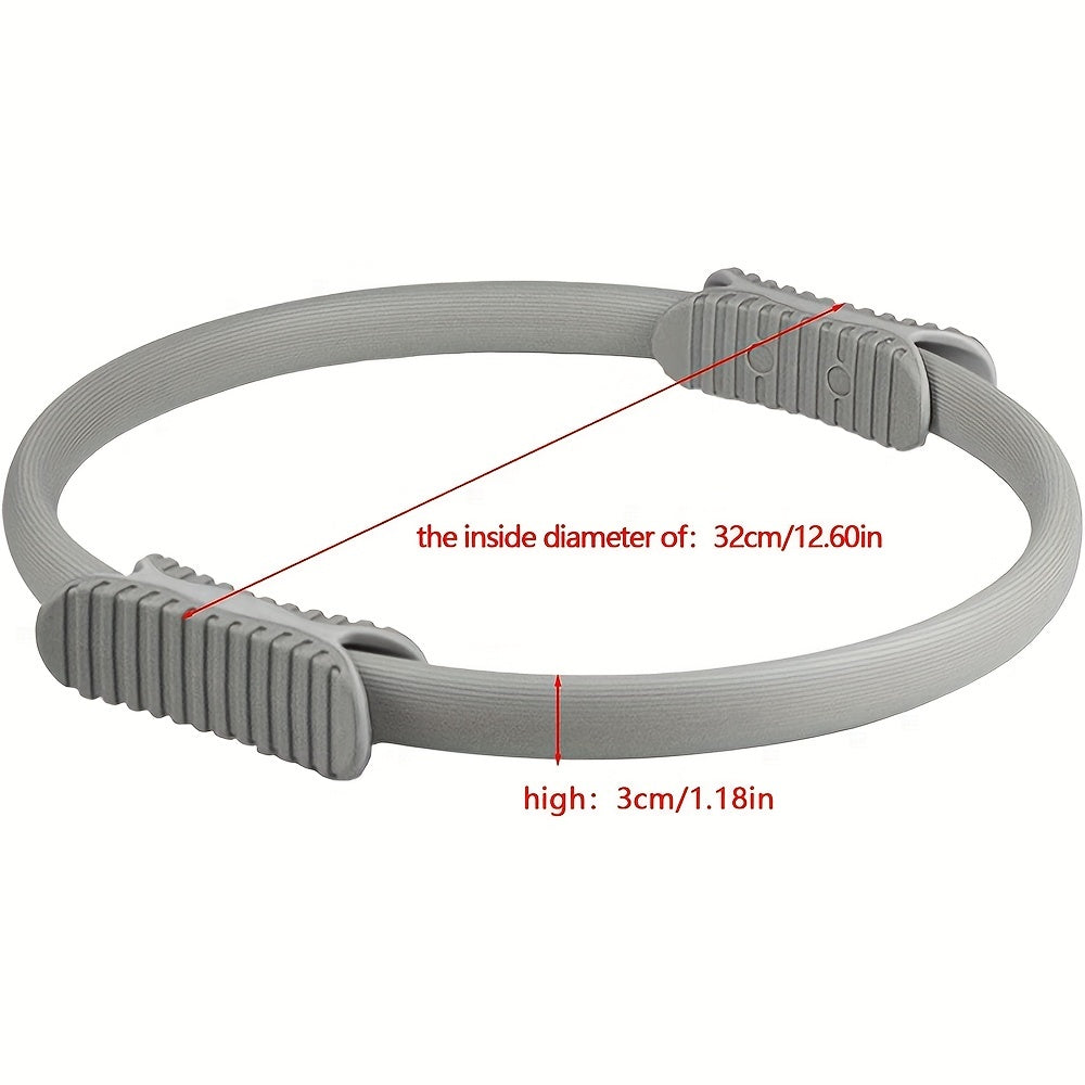 Pilates Ring with Double Handle - Yoga Training Equipment for Thigh Toning