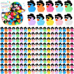 Resin Cowboy Ducks Glasses Figurines Bulk Pack for DIY Crafts