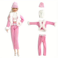 Casual Doll Outfit Suit Dress Shirt Trousers for 1 6 BJD Toy Doll