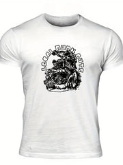 Men's Local Burn Outs Print T-shirt for Summer