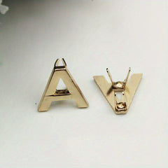 10Pcs DIY English 26 Letter Metal Rivets Claw Studs For Leather Crafts