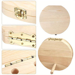 Personalized Wooden Tooth Keepsake Box for Memento Storage