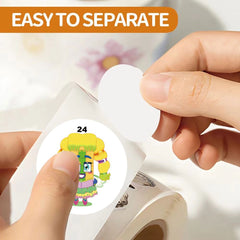 500pcs Cartoon Number Blocks Puzzle Stickers for Laptop Bottle Truck Phone