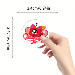 500pcs Cartoon Number Blocks Puzzle Stickers for Laptop Bottle Truck Phone