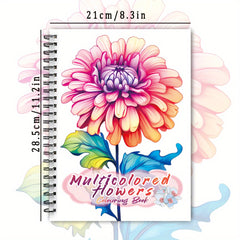Adult Coloring Book for Anxiety Relief & Stress Reduction - Floral Designs