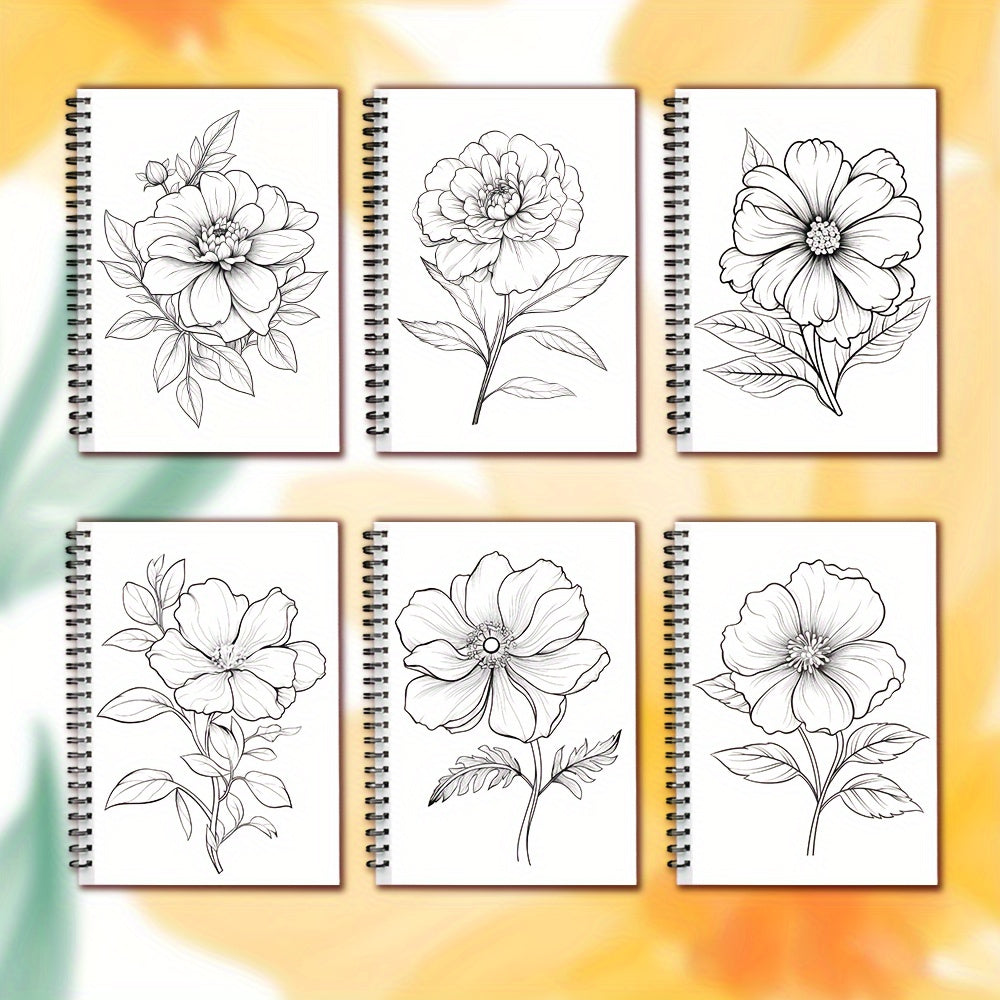 Adult Coloring Book for Anxiety Relief & Stress Reduction - Floral Designs