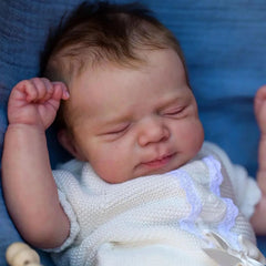 19 Inch Reborn Baby Doll, Lifelike Vinyl Limbs, Hand-painted Skin