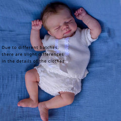 19 Inch Reborn Baby Doll, Lifelike Vinyl Limbs, Hand-painted Skin