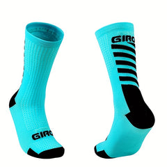 Quick Dry MTB Socks Assorted Colors Breathable Cycling Socks
