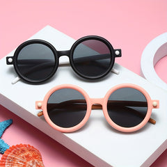 Kids Round Frame Sunglasses For Boys And Girls