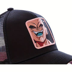 Anime Character Patch Baseball Cap Mesh Sports Trucker Hat